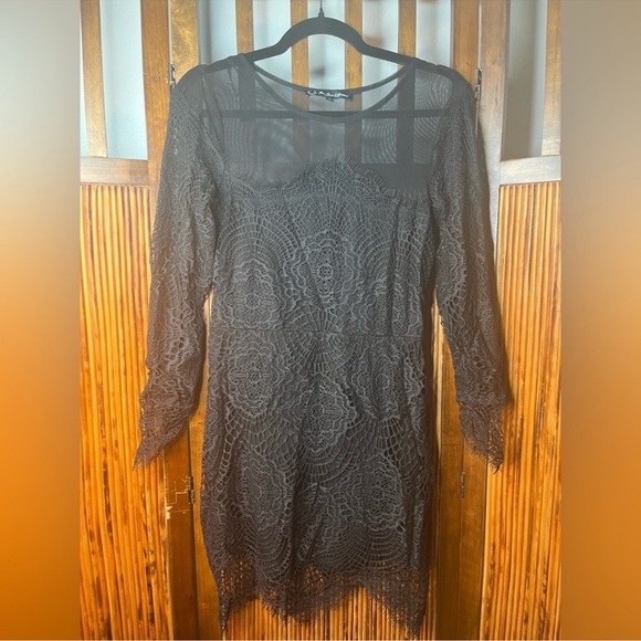 For Love and Lemons black mini dress - Picture 3 of 8